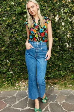 Martel Flutter Sleeve Blouse - FINAL SALE