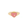 Mini Heart Signet Ring