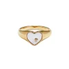 Mini Heart Signet Ring
