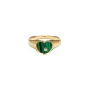 Mini Heart Signet Ring