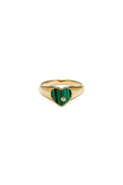 Mini Heart Signet Ring