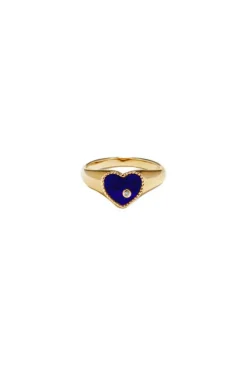 Mini Heart Signet Ring