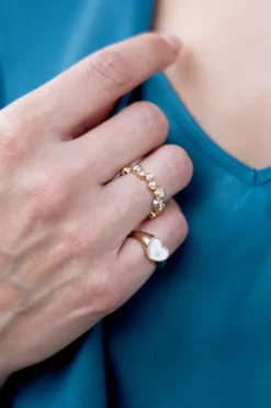 Mini Heart Signet Ring