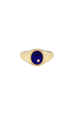 Mini Oval Signet Ring