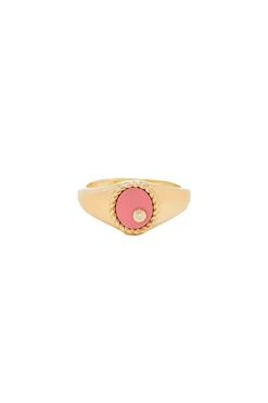 Mini Oval Signet Ring
