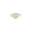 Mini Oval Signet Ring