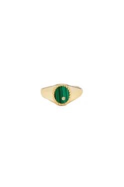 Mini Oval Signet Ring