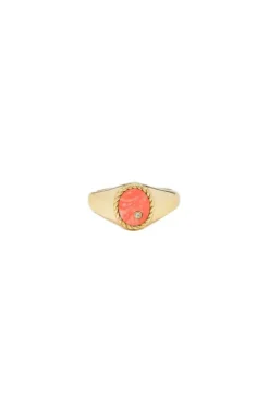 Mini Oval Signet Ring