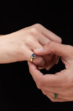 Mini Oval Signet Ring