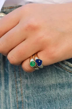 Mini Oval Signet Ring