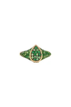 Mini Pear Signet Ring