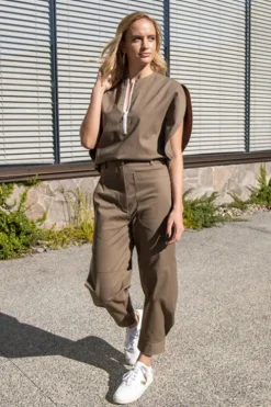 Myriam Twill Origami Top - FINAL SALE