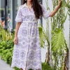 Neda Lace Midi Dress