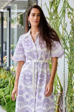 Neda Lace Midi Dress