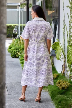 Neda Lace Midi Dress