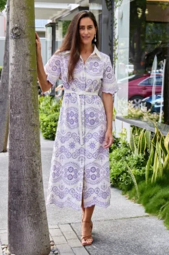 Neda Lace Midi Dress