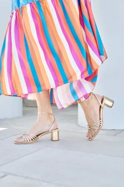 Olivia Leather Knot Heel