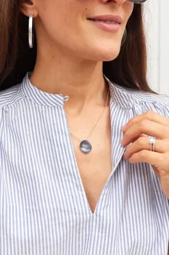 Organic Disc Necklace