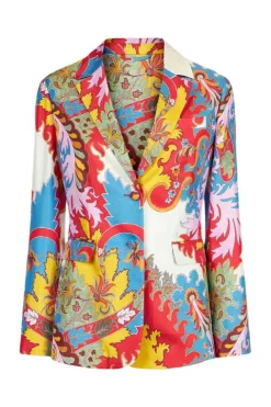 Paisley Silk Blazer - FINAL SALE