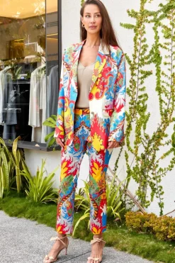 Paisley Silk Blazer - FINAL SALE
