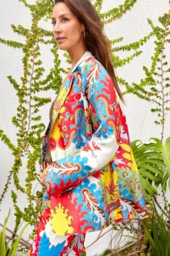 Paisley Silk Blazer - FINAL SALE