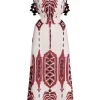 Palm Of Tiahuanaco Midi Dress