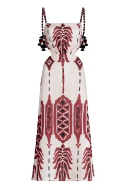 Palm Of Tiahuanaco Midi Dress