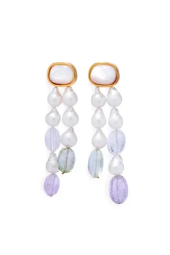 Pearl Holiday Earrings