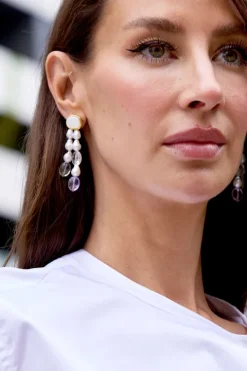 Pearl Holiday Earrings