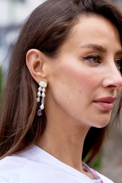 Pearl Holiday Earrings