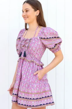 Perry Border Dress - FINAL SALE