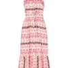 Phlox Print Halter Neck Dress - FINAL SALE