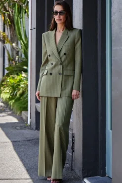 Pinstripe Blazer