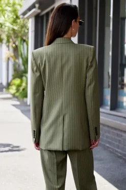 Pinstripe Blazer