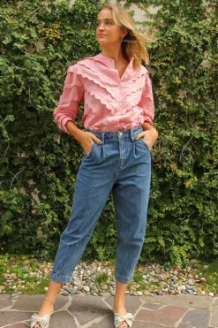 Pleated Barrel Leg Pant - FINAL SALE