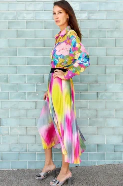 Pleated Midi Skirt - FINAL SALE
