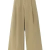 Pleated Wide Leg Pant