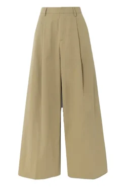 Pleated Wide Leg Pant