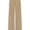 Pleated Wide Leg Pant