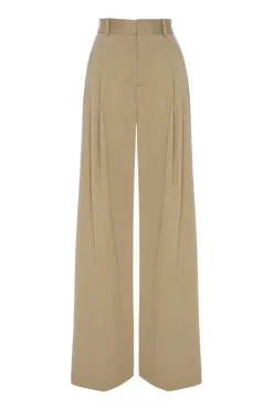 Pleated Wide Leg Pant