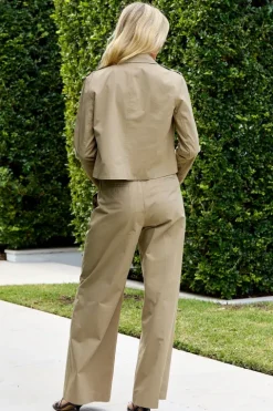 Pleated Wide Leg Pant