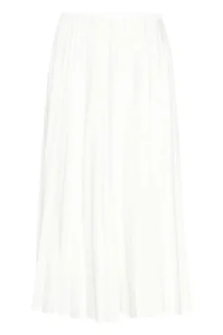 Plisse Cotton Skirt