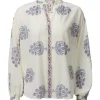 Poet Freesia Phlox Blouse