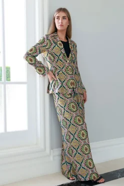 Printed Silk Jacket
