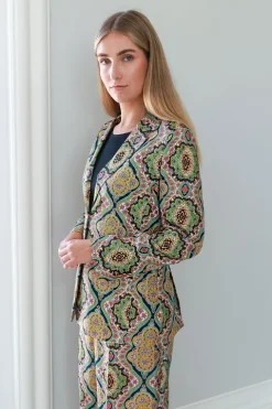 Printed Silk Jacket