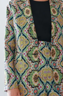 Printed Silk Jacket