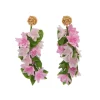 Raffia Mini Flowers Earring