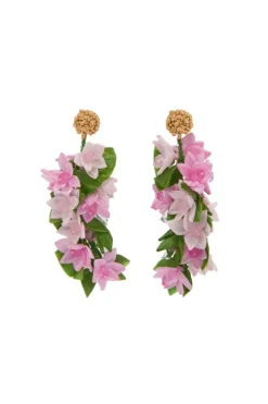 Raffia Mini Flowers Earring