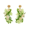 Raffia Mini Flowers Earring