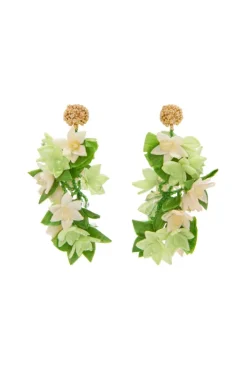 Raffia Mini Flowers Earring